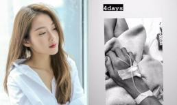 Diễn viên Khả Ngân gây lo lắng khi chia sẻ ảnh phải truyền dịch, ho ra máu và sụt cân mất kiểm soát