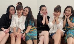 Trên phim 'không đội trời chung', Quách Thu Phương khoe loạt ảnh 'tình thương mến thương' của ba bà mẹ tinh quái trong 'Hương Vị Tình Thân'