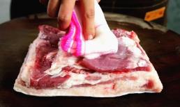 Tại sao người bán thịt cứ dùng giẻ lau thịt lợn? Hôm nay chủ quầy hàng cho bạn biết câu trả lời chính xác