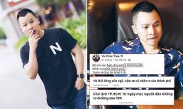 Dân mạng lại réo gọi ‘Đại sứ cách ly' Vũ Khắc Tiệp khi Hà Nội giãn cách xã hội