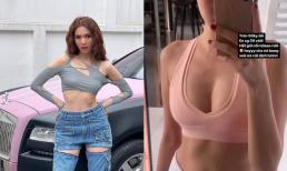 Đến Ngọc Trinh cũng phải tạm biệt vòng eo 56cm 'huyền thoại' vì 'thảm họa' tăng cân mùa dịch