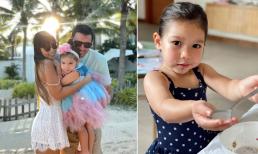 Thấy ba 'nạt' mẹ với giọng hơi to, con gái Hà Anh phản ứng cực thông minh