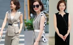 Đây là kiểu váy hè phổ biến của phụ nữ tuổi 40. Hợp thời trang, tân tiến, không lỗi mốt và phù hợp với lứa tuổi