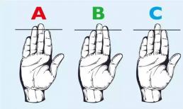 Chiều dài của ngón tay xác định tính cách của bạn! Xem bạn là người như thế nào nhé?