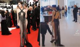 Vũ Khắc Tiệp tung clip hậu trường Ngọc Trinh 'mặc như không' trên thảm đỏ Cannes, đã 2 năm rồi mà nhìn vẫn 'ngượng chín mặt'