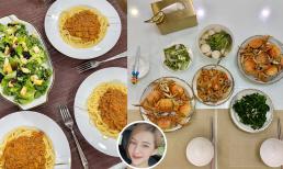 Không chỉ xinh đẹp, Lưu Đê Ly còn khéo nấu ăn bảo sao chồng ngày càng mê 