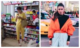 'Té ngửa' với hình ảnh Minh Tú bị dân mạng chụp được khi đi siêu thị: Da ngăm đen, chân dài quần lửng, đi dép tổ ong