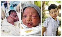 Con trai út của Hải Băng từng sinh non và nhiều vết bầm trên mặt giờ ra sao?