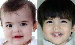 Ngày nào còn bé xíu vậy mà nay cậu út nhà 'Mỹ nhân đẹp nhất Philippines' đã ra dáng hot boy nhí 