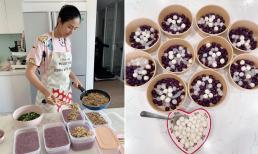 Ngọc Hân chia sẻ công thức làm chè, kem từ khoai lang tím