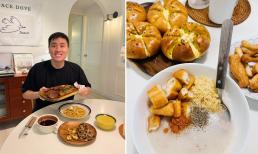 Kiên Hoàng được khen là 'ông chồng quốc dân' khi nấu đủ món từ Âu sang Á cho vợ thưởng thức