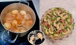 Sống chung nhà, Lệ Quyên và tình trẻ chăm vào bếp nấu ăn