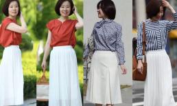 Bà chị 60 tuổi 'làm mẫu' với phong cách mùa hè cùng 'chân váy trắng', trông vừa giản dị phóng khoáng vừa trẻ trung