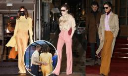 Độc chiêu 'hack chân' của Victoria, cao 1m63 nhưng diện 'quần quét rác' và đôi guốc 20cm khiến ông xã Beckham cũng phải lo lắng đỡ tay