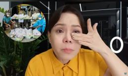 Việt Hương livestream bật khóc khi liên tục bị chỉ trích làm từ thiện