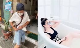 Tin sao Việt 12/8: Đi vác gạo, Phương Thanh phải mượn kim băng của người dân để 'cài quần' cho đỡ rộng; Bảo Thy tận hưởng mùa hè tại gia
