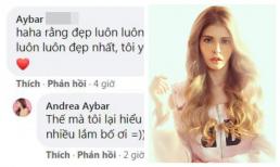 Cứ mỗi lần Andrea Aybar đăng ảnh dù xinh đẹp hay phản cảm người đàn ông này vẫn khen bất chấp