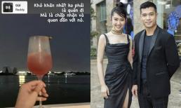 Thúy Ngân khiến netizen tò mò khi liên tục đăng status buồn bã, nghi vấn chia tay Trương Thế Vinh?