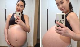 Mỹ nhân Hàn mang thai 3, cân nặng ở cuối thai kỳ lên tới gần 100kg khiến ai cũng choáng 