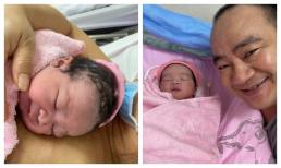 Hiếu Hiền hào hứng khoe cận mặt con gái mới chào đời một ngày cực đáng yêu