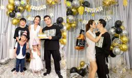 Ưng Hoàng Phúc đón sinh nhật bên bà xã xinh đẹp và các con