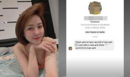 Bị gạ tình, hot girl Trâm Anh công bố luôn danh tính người đàn ông đã có vợ con