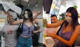 Rộ tin em gái siêu mẫu của Kim Kardashian ăn mặc gợi cảm đi phục vụ rượu tận nơi, còn được khách boa 100 đô 