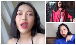 Phía Diệu Nhi từ chối lên tiếng chuyện bầu bí nhưng cư dân mạng soi được vô số hình ảnh mang thai của cô nàng