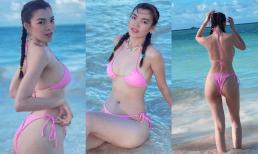 Bỏng mắt xem Trân Đài khoe body bốc lửa, nhan sắc vượt trội trước thềm Miss International Queen 2021