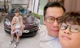 Khéo nịnh như con trai Lệ Quyên: Vừa được tặng xe 30 tỷ, nay liền nói một câu làm bố đại gia 'tan chảy'