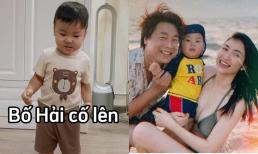 Xa cách trong mùa dịch, con trai Hòa Minzy động viên bố Minh Hải một câu khiến người hâm mộ xúc động