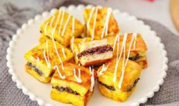 Bánh mì nướng được chế biến theo cách khéo léo, thích hợp cho bữa sáng, giòn bên ngoài và mềm bên trong. Thực sự là quá thơm, trẻ em rất thích