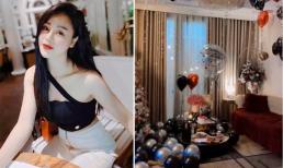 Lương Thu Trang kỉ niệm 1 tháng hẹn hò với bạn trai giấu mặt