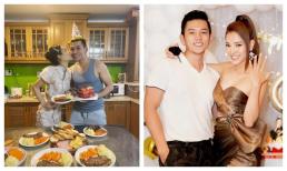 Lý Bình được Phương Trinh Jolie hôn đầy ngọt ngào trong tiệc sinh nhật đầu tiên sau đính hôn của cả hai