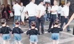 Ông bố đưa 4 con đi mua sắm, bức ảnh quá 'bá đạo', đàn ông xung quanh không khỏi ghen tỵ