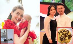 Sao Việt 1/9: Đang ở nhà vệ sinh, Hà Hồ cũng 'không yên' với con gái; Hứa Minh Đạt tặng chiếc bánh độc lạ cho vợ nhân dịp sinh nhật