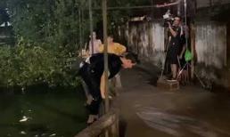 Hương vị tình thân: Lộ hậu trường bà Bích đẩy Dũng xuống ao khi bắt gặp đang tình tứ với Diệp