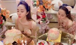 Quỳnh Nga đón sinh nhật đơn giản tại nhà giữa mùa dịch, vòng một căng đầy lấp ló lại là tâm điểm