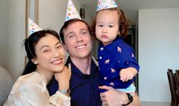 Giữa lúc vợ bị réo vào lùm xùm, chồng Tây chúc mừng sinh nhật và nhắn nhủ một câu xúc động bằng tiếng Việt đến Hoàng Oanh