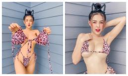 Tuyên bố 'sạch cho sexy', Ngân 98 cởi luôn bikini bé tẹo phô vòng một siêu khủng