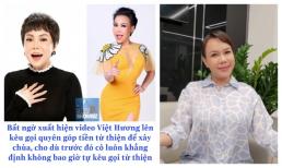 Từng tuyên bố chưa bao giờ kêu gọi quyên góp từ thiện, Việt Hương bị cư dân mạng đào lại clip xin tiền xây chùa