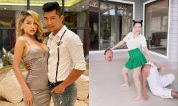 Chưa lấy lại thiện cảm bao lâu, Lương Bằng Quang và Ngân 98 lại gây tranh cãi vì đoạn clip bắt trend hệt phim kinh dị 