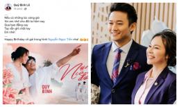 Vợ kẹt ở Phú Quốc vì dịch Covid-19, Quý Bình làm điều ngọt ngào cho bà xã trong ngày sinh nhật