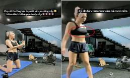 Tóc Tiên bị soi vòng một kém săn chắc khi tập gym 