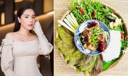 Ca sĩ Kiwi Ngô Mai Trang chia sẻ cách nấu bún giả cầy với thịt mềm ngon, da giòn thấm đều gia vị
