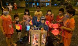 Lễ rước đèn Trung thu rộn tiếng cười của các F0 và nhân viên y tế tại BV dã chiến số 4 