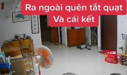 Ra ngoài quên tắt quạt, chủ nhà nhận về cái kết khiến ai cũng lo lắng thay