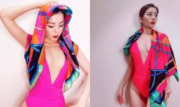 Hết vạch áo khoe ngực, Lệ Quyên còn mặc bikini phô diễn vóc dáng gợi cảm ở tuổi 40