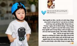 Bị nhắc nhở khi cho bé Bo dùng điện thoại sớm, Hoà Minzy lập tức đáp trả hợp tình hợp lý