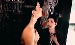 Cựu siêu mẫu Xuân Lan biến thành 'nấm lùn' khi đứng nói chuyện cùng đàn em